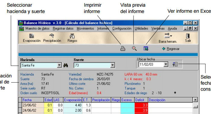 Water balance v. 3.0