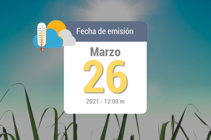 Weather forecast, Mar 26, 2021 and weekend