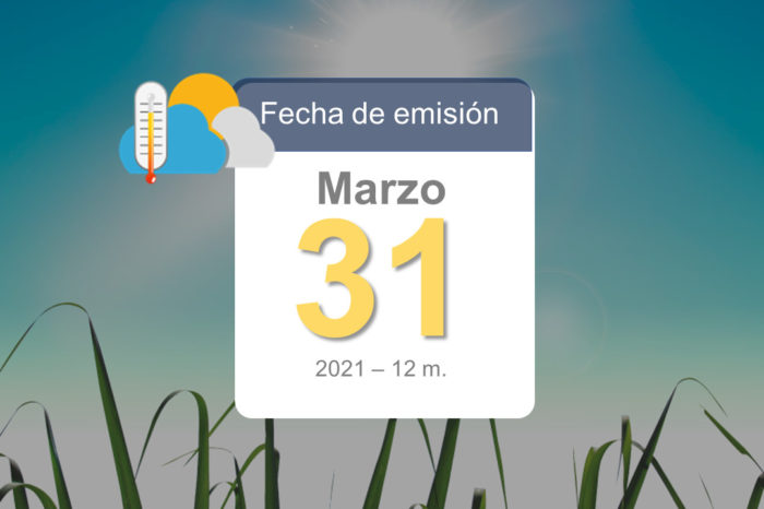 Pronóstico del tiempo, 31-mar-2021 y fin de semana