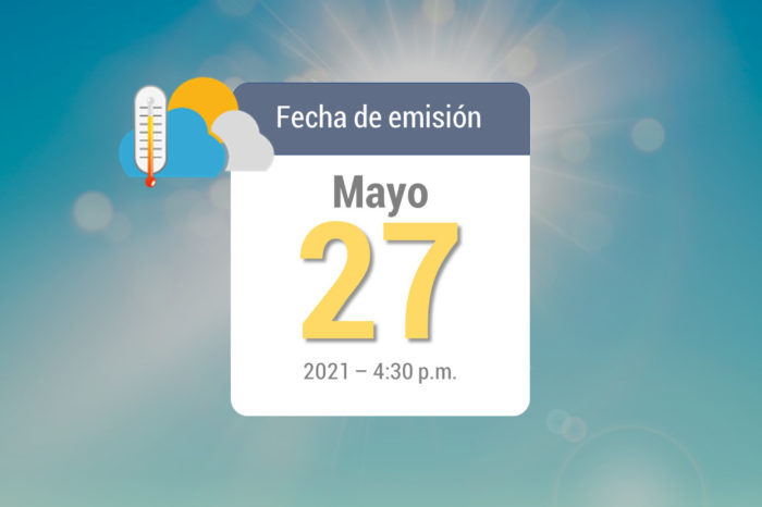Weekly rain forecast, May 27 to Jun 03, 2021