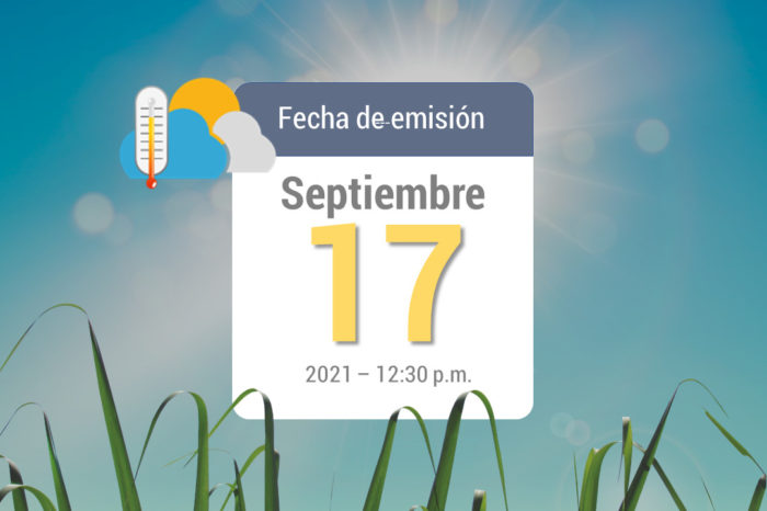Weather forecast, Sep 17, 2021