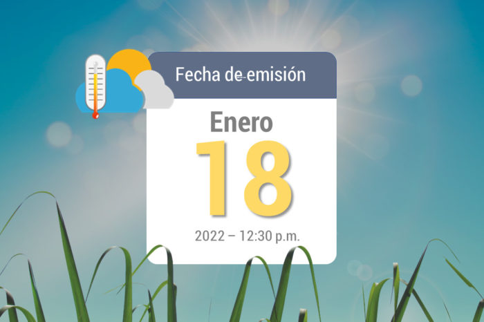 Pronóstico del tiempo, 18 ene-2022