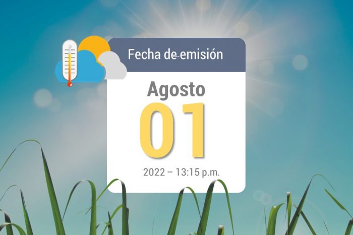 Weather forecast, Aug 01, 2022