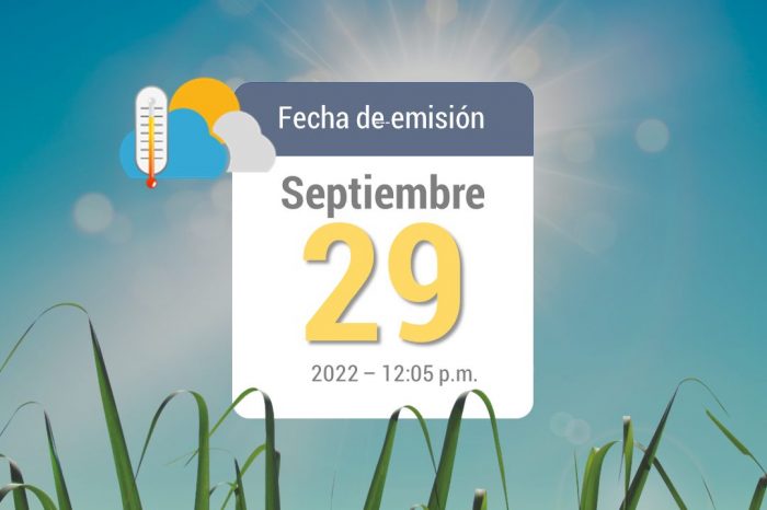 Weather forecast, Sep 29, 2022