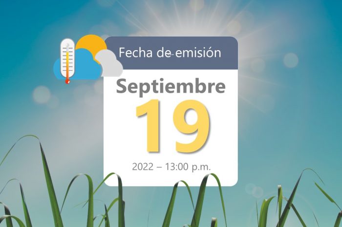 Weather forecast, Sep 19, 2022
