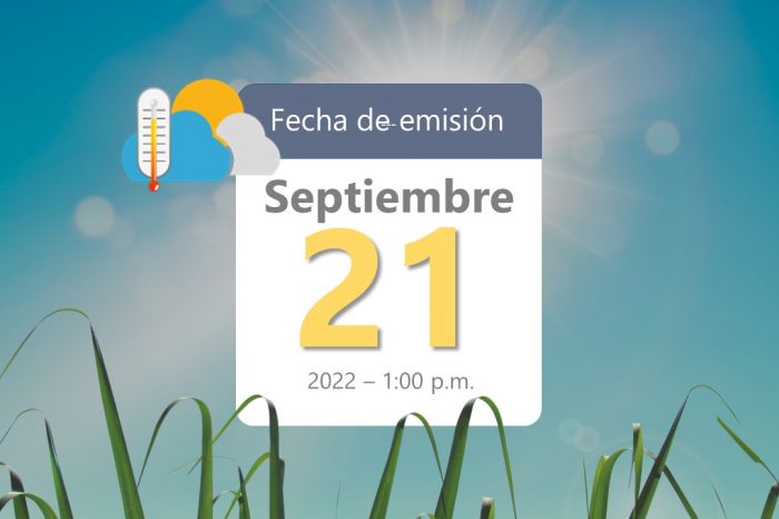 Weather forecast, Sep 21, 2022