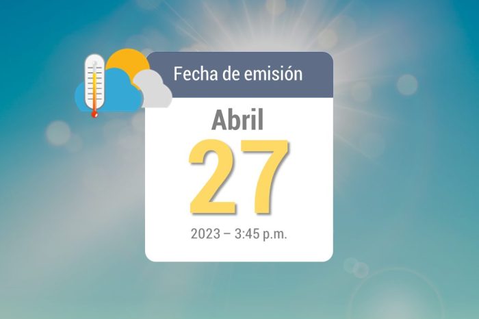 Weekly rain forecast, April 21 to 27, 2023