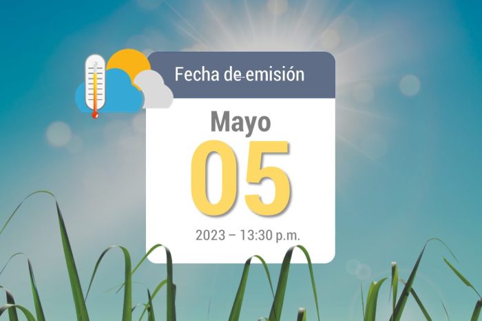 Pronóstico del tiempo, 05 Mayo-2023