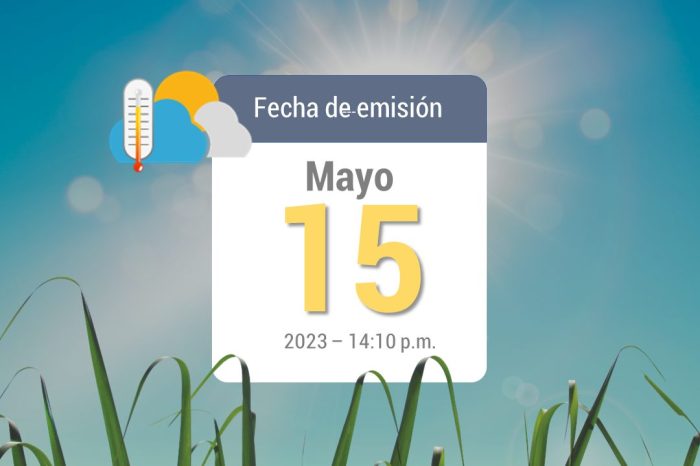 Pronóstico del tiempo, 15 Mayo-2023